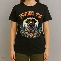 Protect Our National Parks Resist ALT US Bear T-Shirt thumb 4