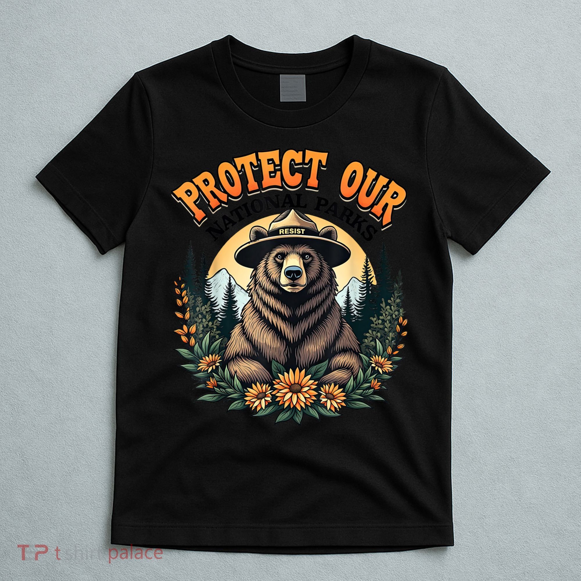 Protect Our National Parks Resist ALT US Bear T-Shirt