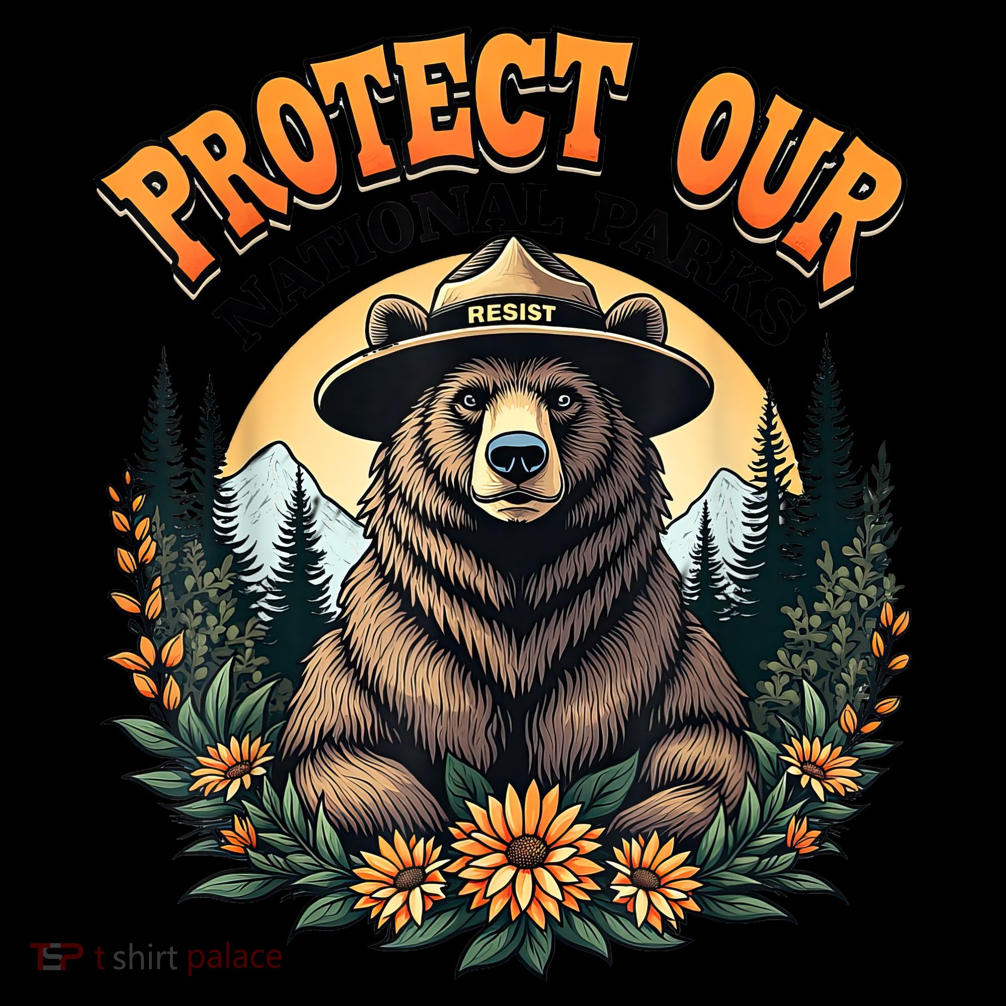 Protect Our National Parks Resist ALT US Bear Coffee Mug