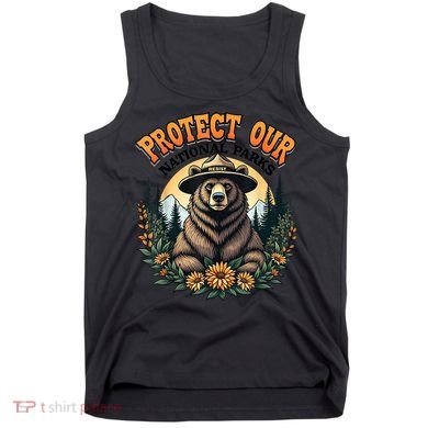 Protect Our National Parks Resist ALT US Bear Tank Top