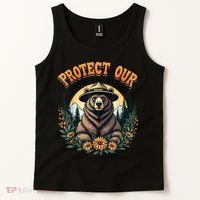 Protect Our National Parks Resist ALT US Bear Tank Top thumb 2