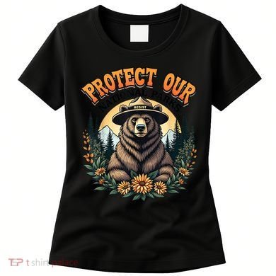 Protect Our National Parks Resist ALT US Bear Women's T-Shirt