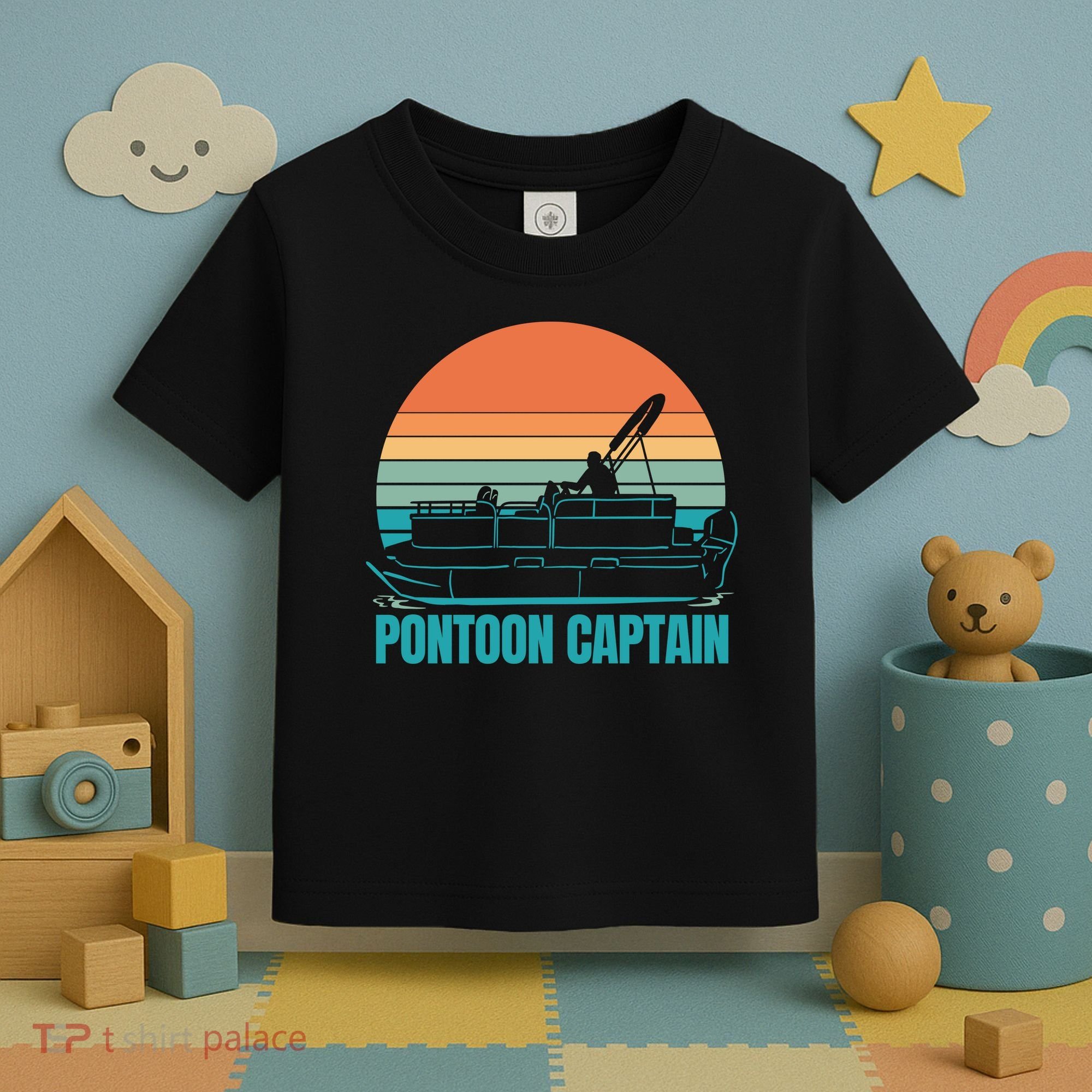 Pontoon Captain Toddler T-Shirt