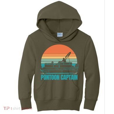 Pontoon Captain Kids Hoodie