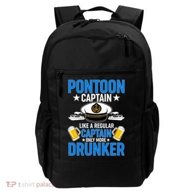 Pontoon Captain Like A Regular Captain Only More Drunker Beer Backpack
