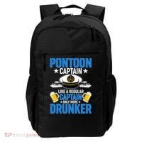 Pontoon Captain Like A Regular Captain Only More Drunker Beer Backpack thumb 0