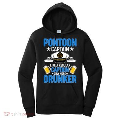 Pontoon Captain Like A Regular Captain Only More Drunker Beer Women's Hoodie