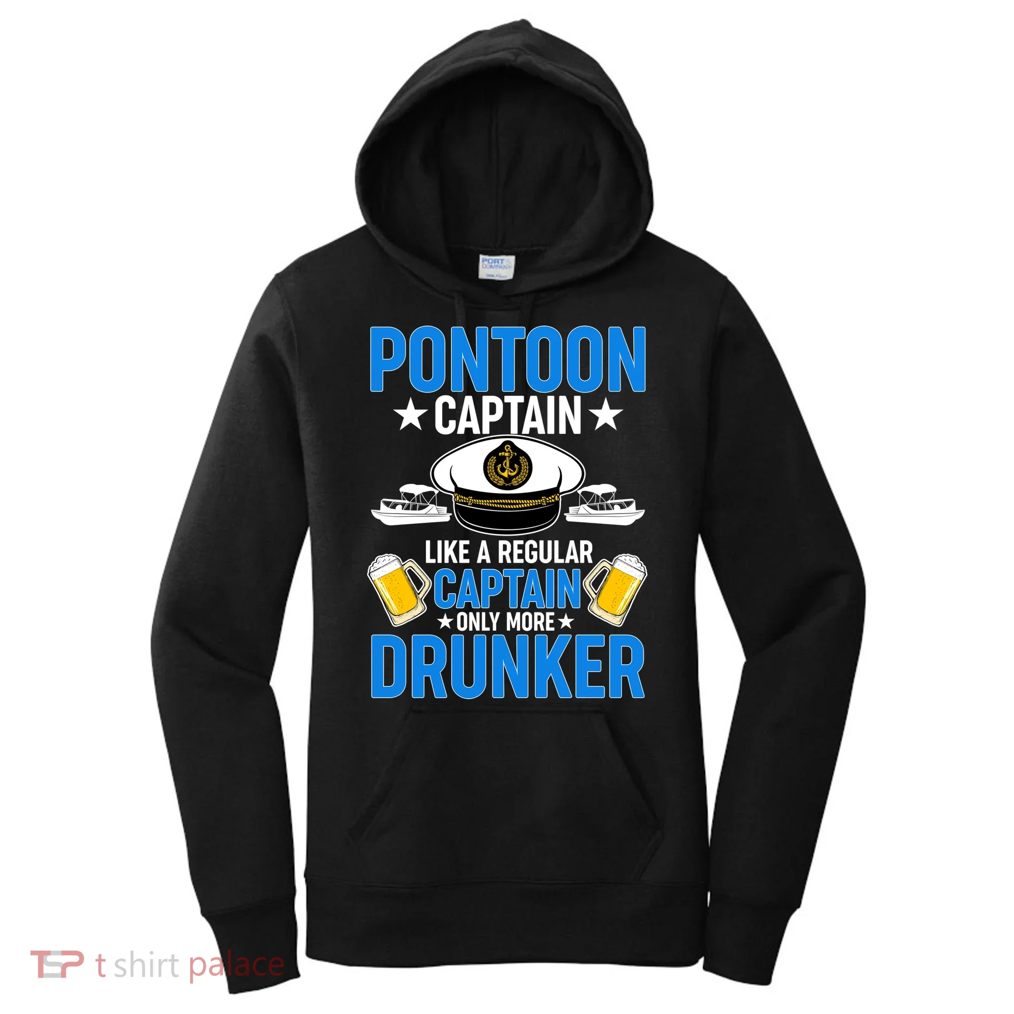 Pontoon Captain Like A Regular Captain Only More Drunker Beer Women's Hoodie