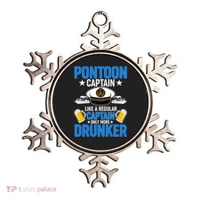 Pontoon Captain Like A Regular Captain Only More Drunker Beer Ornament