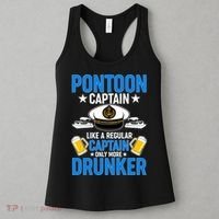 Pontoon Captain Like A Regular Captain Only More Drunker Beer Women's Tank Top thumb 3
