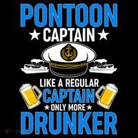 Pontoon Captain Like A Regular Captain Only More Drunker Beer Women's T-Shirt thumb 6