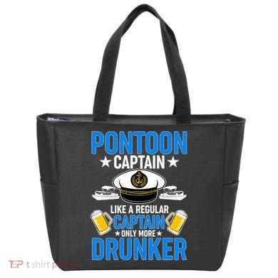 Pontoon Captain Like A Regular Captain Only More Drunker Beer Tote Bag
