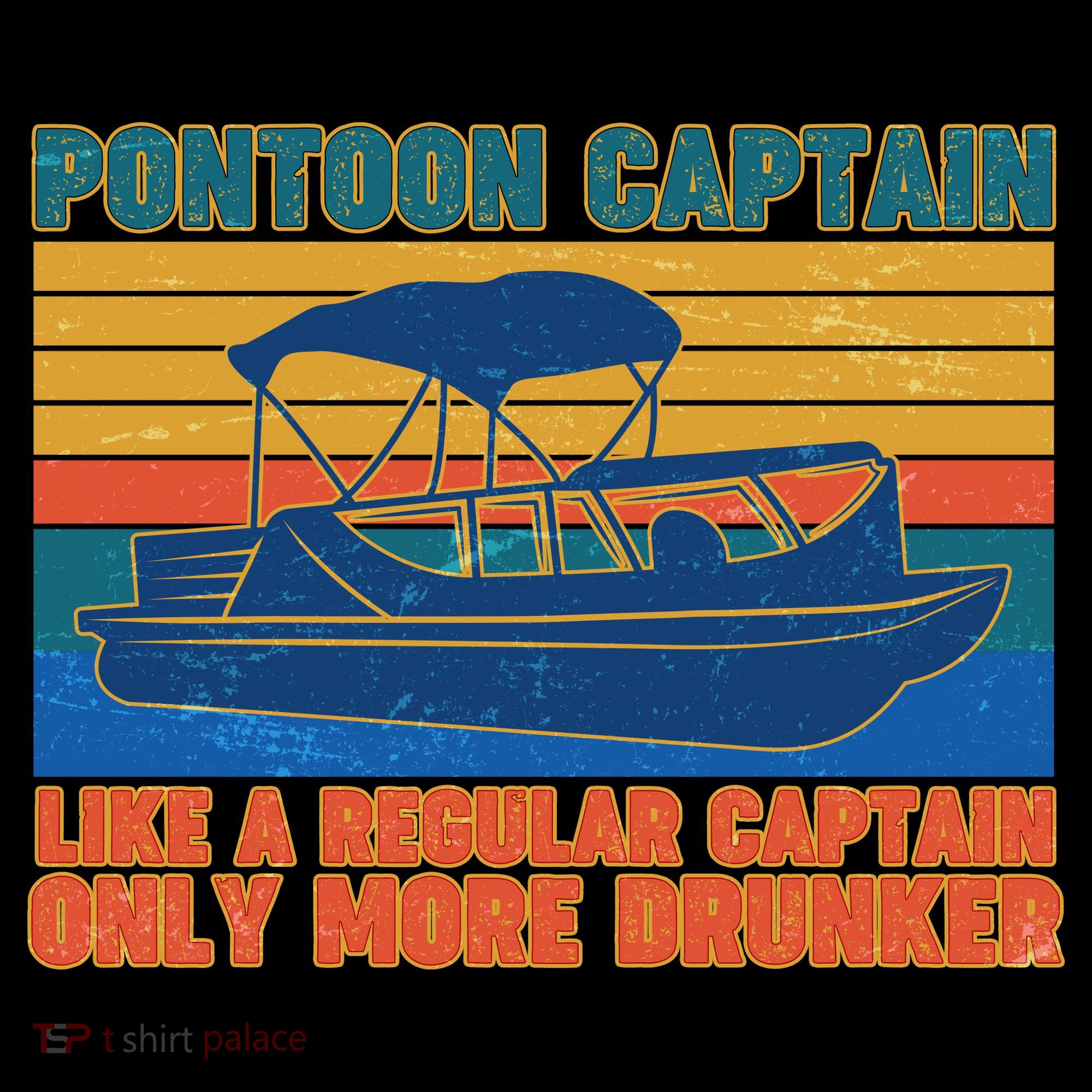 Pontoon Drunk Captain Bucket Hat