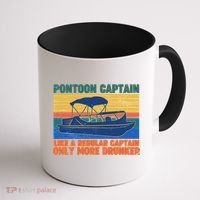 Pontoon Drunk Captain Coffee Mug thumb 1