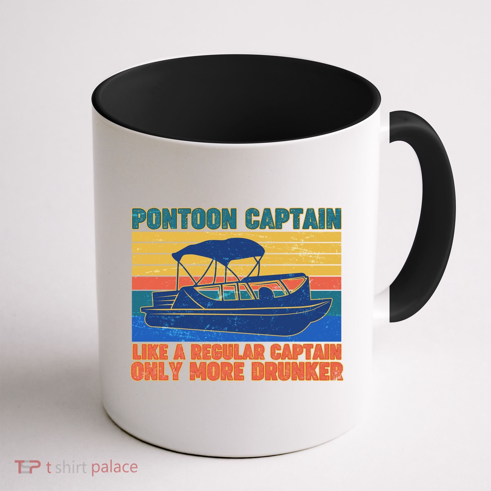Pontoon Drunk Captain Coffee Mug