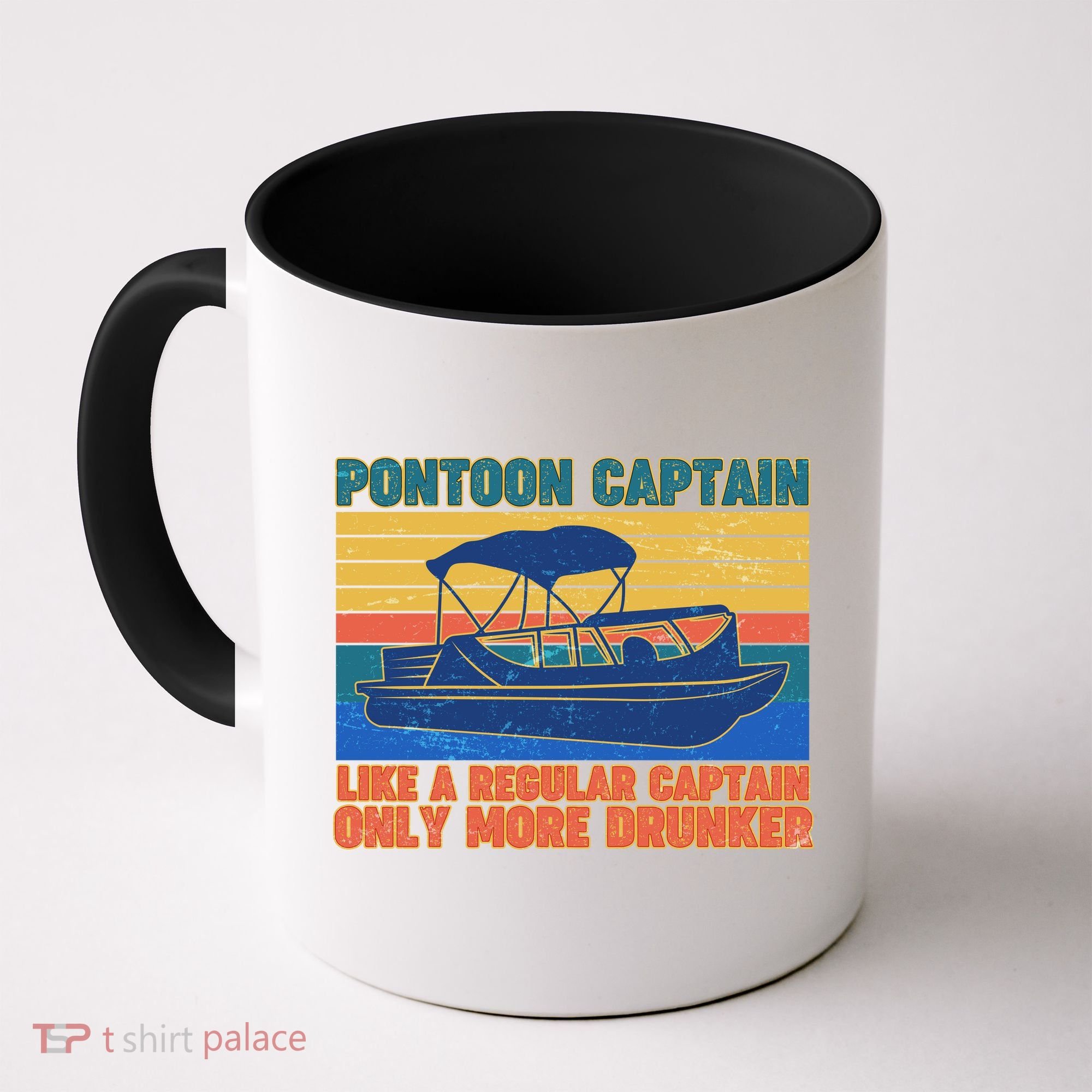 Pontoon Drunk Captain Coffee Mug