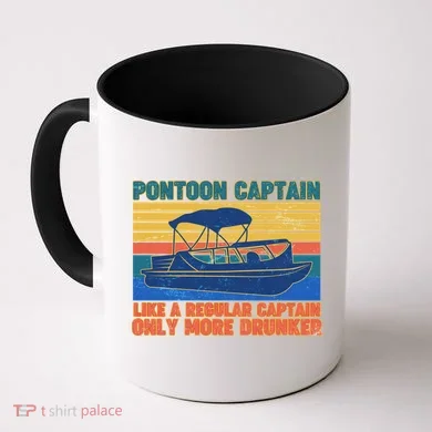 Pontoon Drunk Captain Coffee Mug