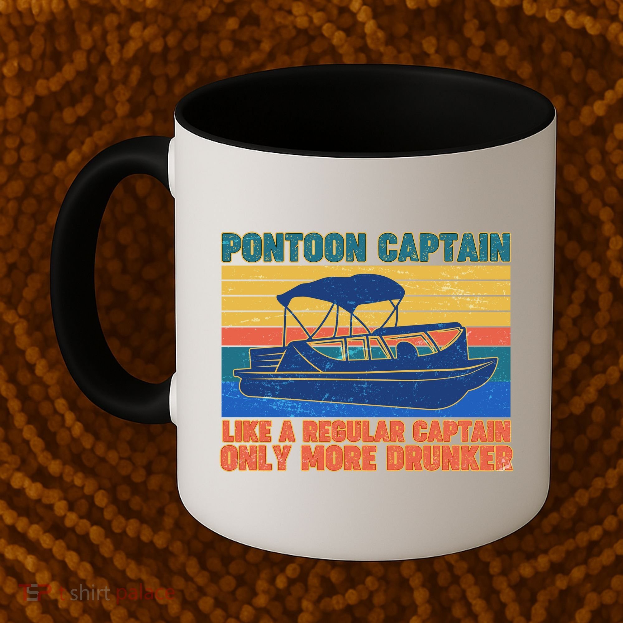 Pontoon Drunk Captain Coffee Mug