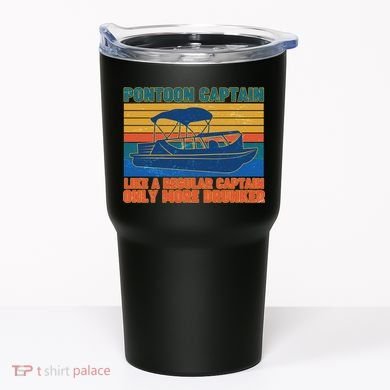 Pontoon Drunk Captain Tumbler