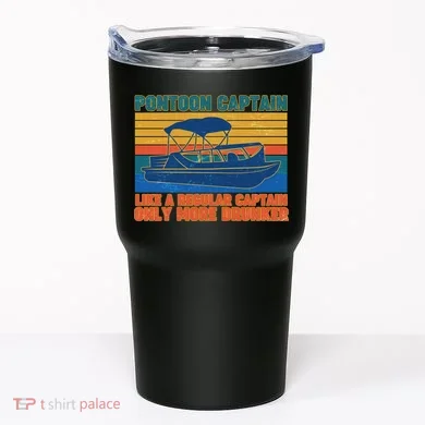 Pontoon Drunk Captain Tumbler