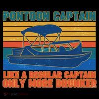 Pontoon Drunk Captain Ornament thumb 1