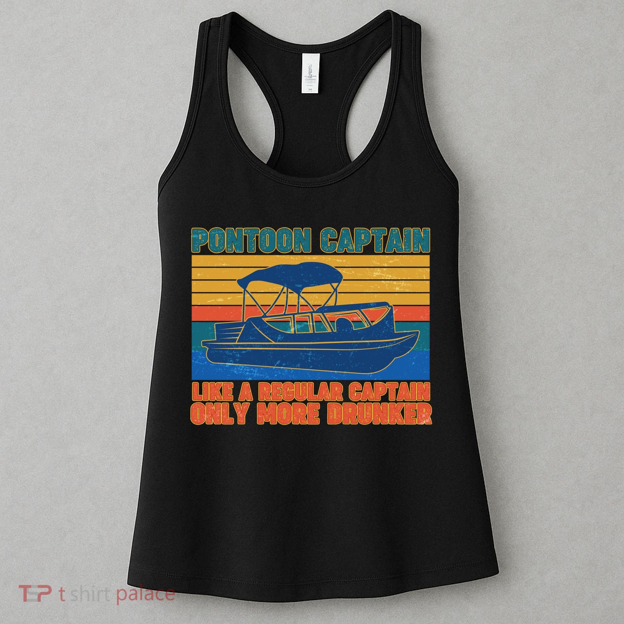 Pontoon Drunk Captain Women's Tank Top