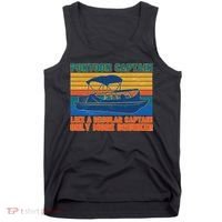 Pontoon Drunk Captain Tank Top thumb 0