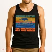 Pontoon Drunk Captain Tank Top thumb 3