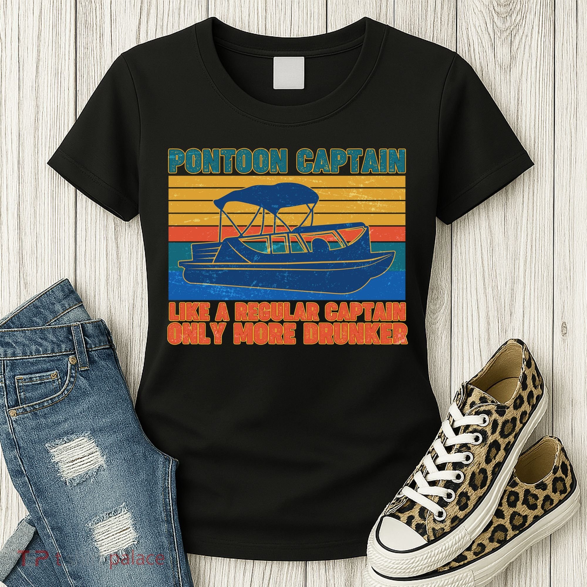 Pontoon Drunk Captain Women's T-Shirt