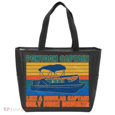 Pontoon Drunk Captain Tote Bag