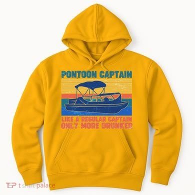 Pontoon Drunk Captain Hoodie