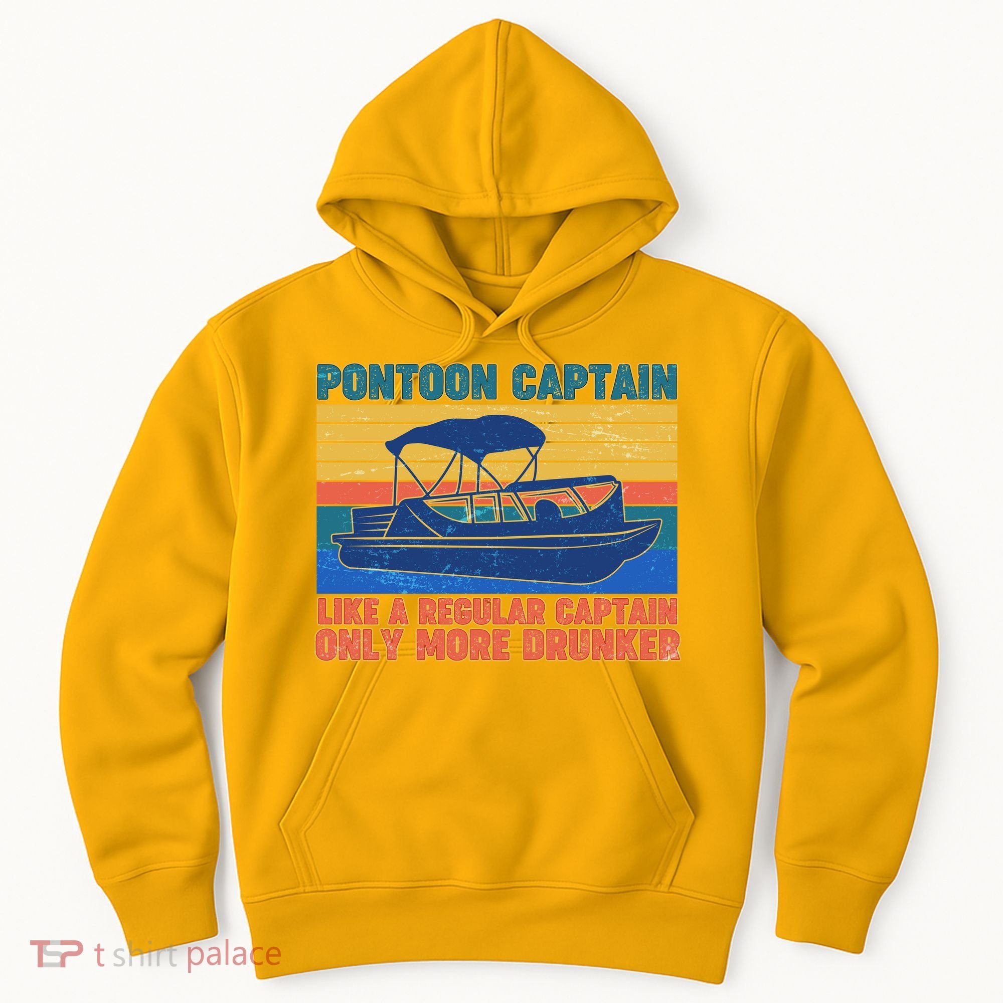 Pontoon Drunk Captain Hoodie