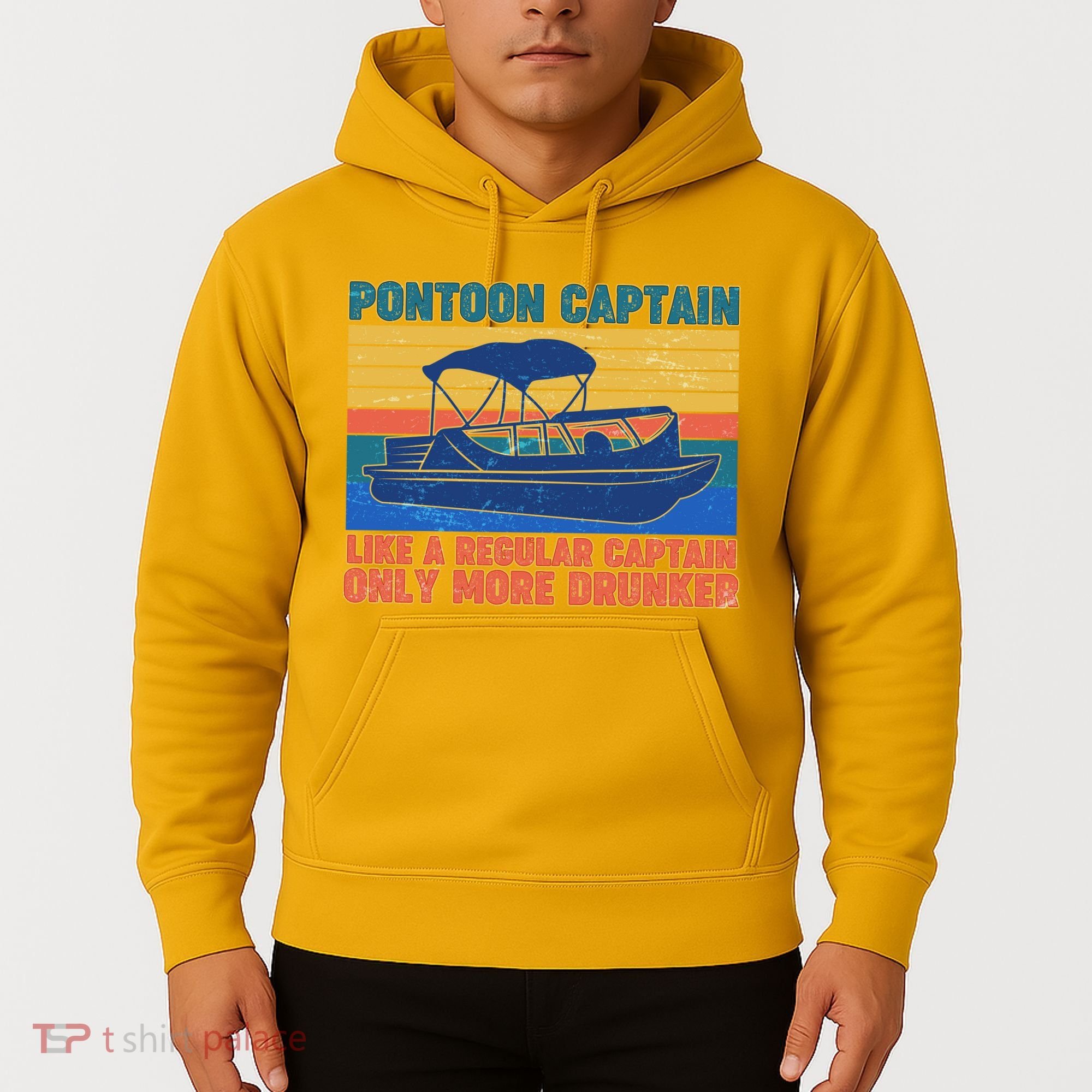 Pontoon Drunk Captain Hoodie