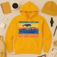 Pontoon Drunk Captain Hoodie thumb 3