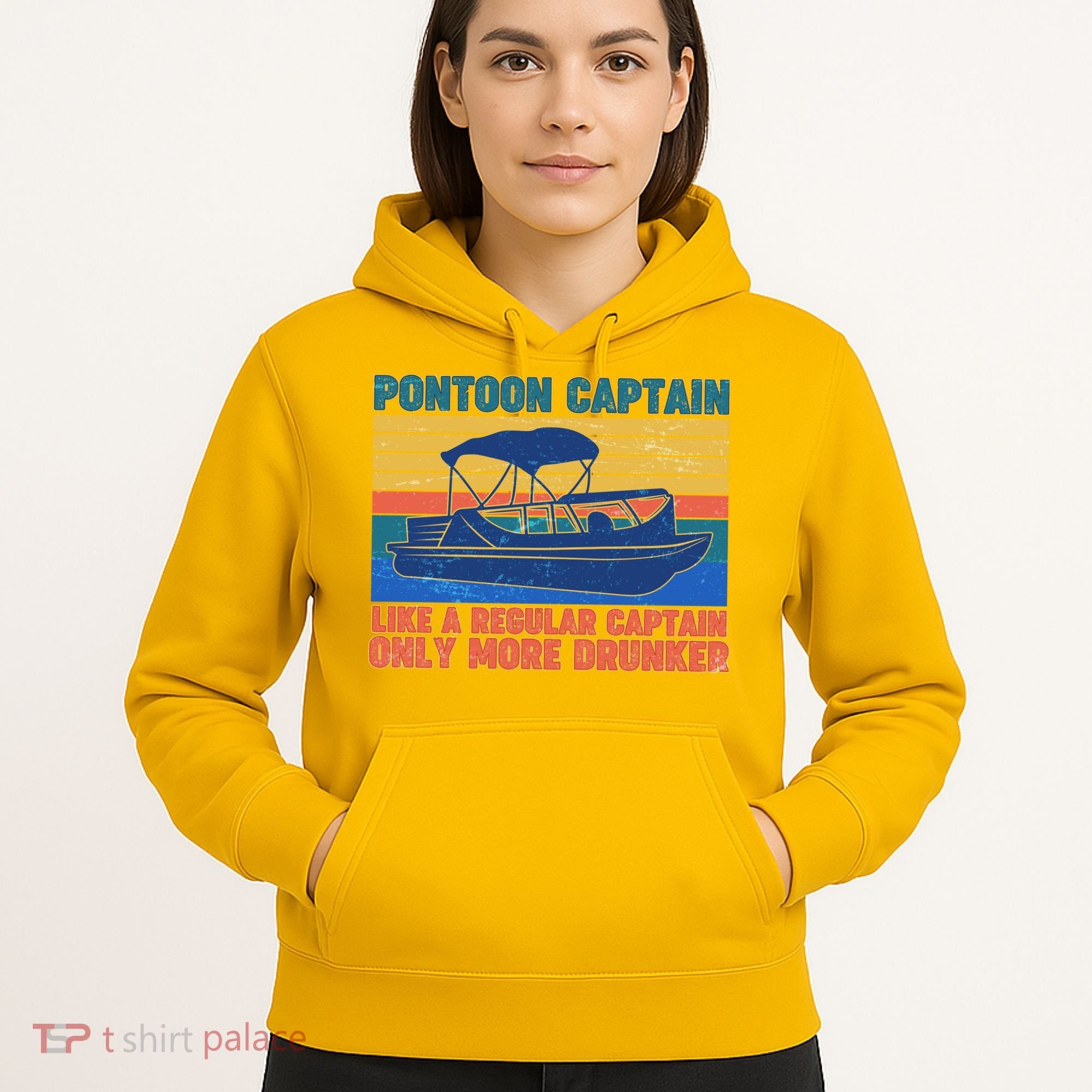 Pontoon Drunk Captain Hoodie