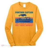 Pontoon Drunk Captain Long Sleeve Shirt thumb 0