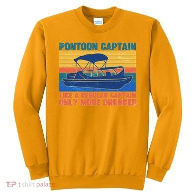 Pontoon Drunk Captain Sweatshirt