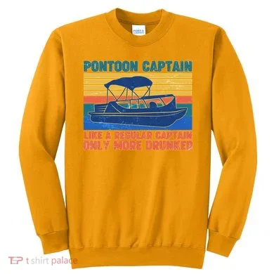 Pontoon Drunk Captain Sweatshirt