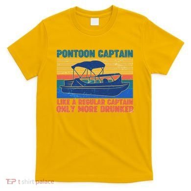 Pontoon Drunk Captain T-Shirt