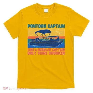 Pontoon Drunk Captain T-Shirt