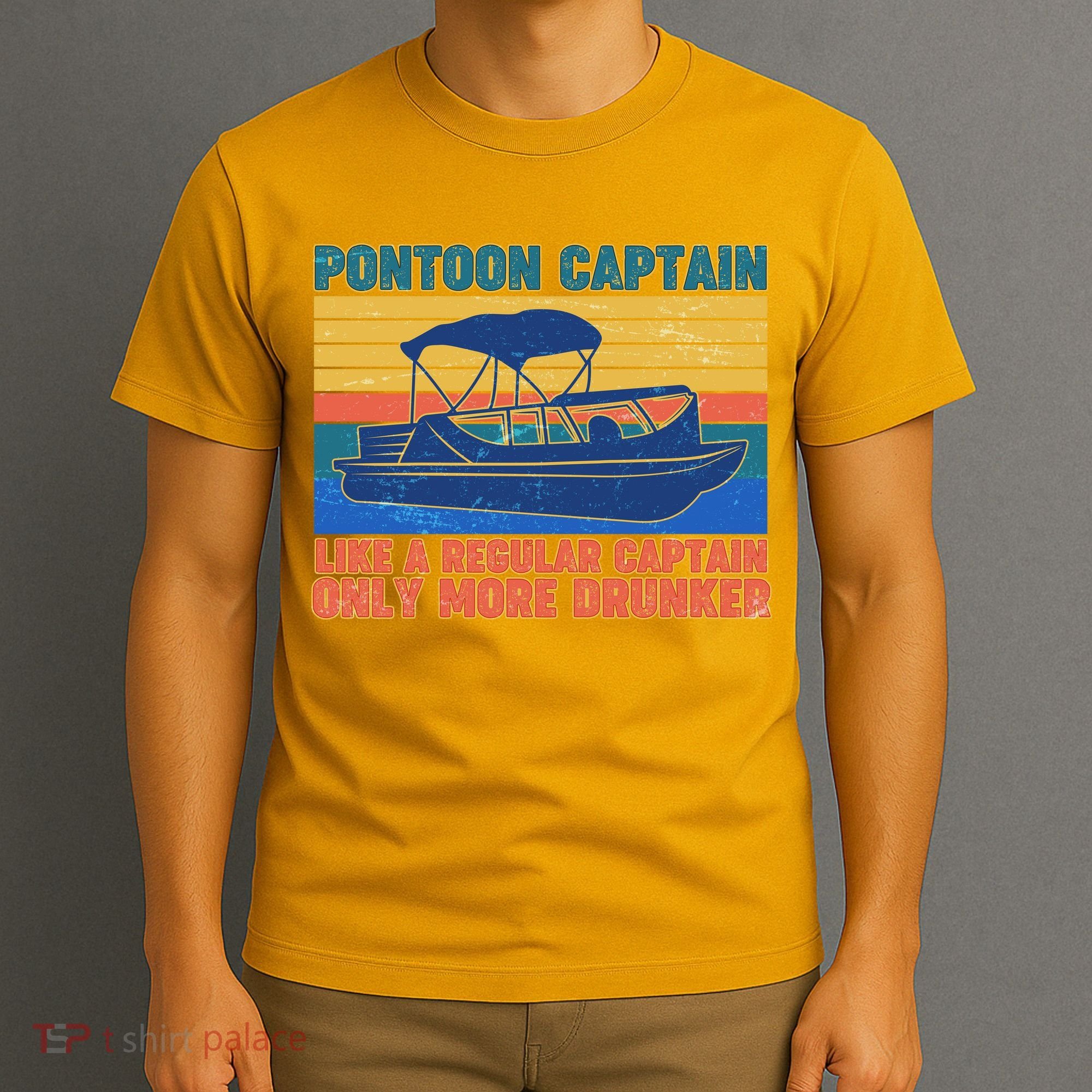Pontoon Drunk Captain T-Shirt
