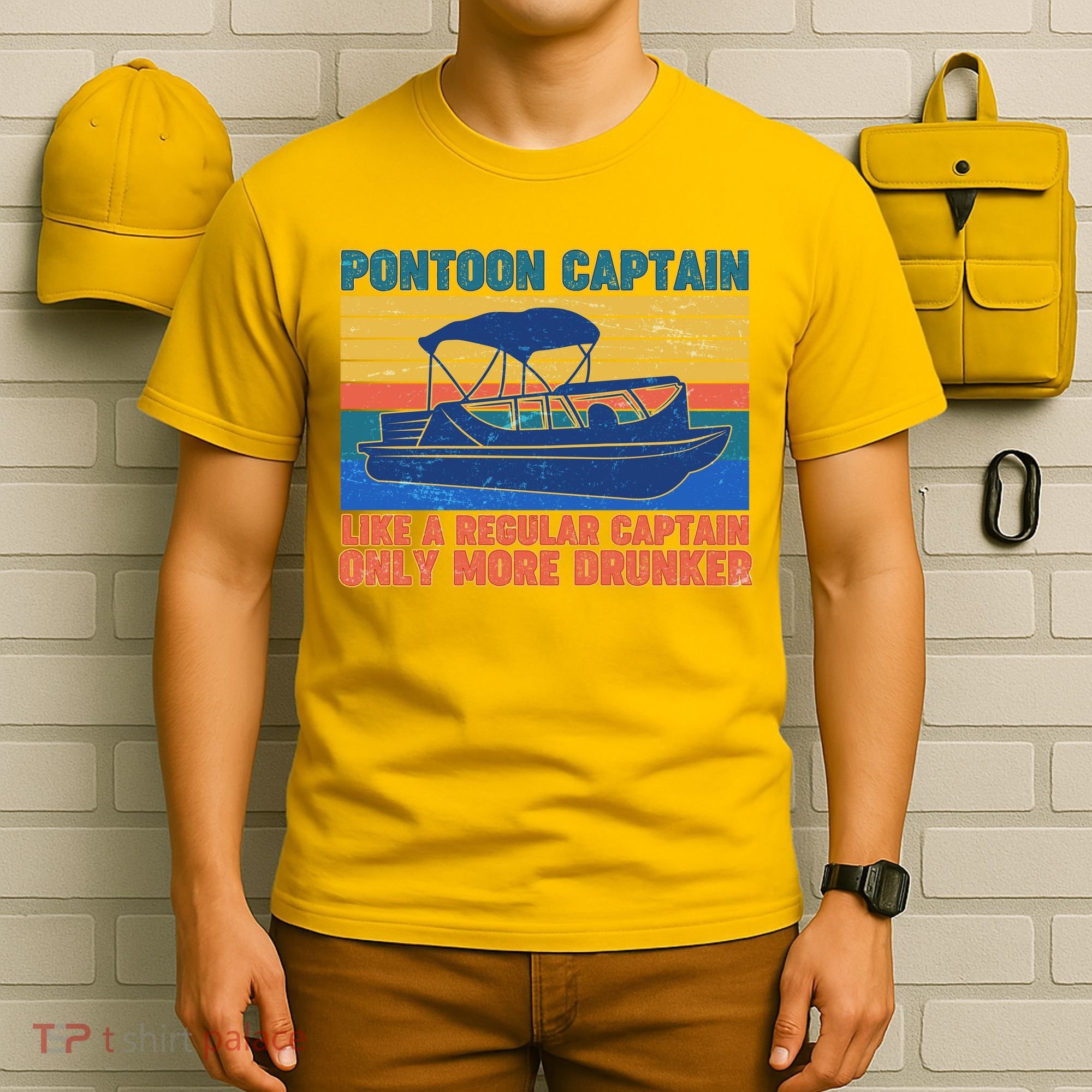 Pontoon Drunk Captain T-Shirt