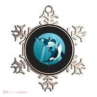 Pair Of Orcas Swimming Ornament thumb 0