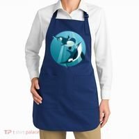 Pair Of Orcas Swimming Apron thumb 2