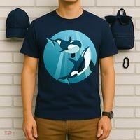 Pair Of Orcas Swimming T-Shirt thumb 6