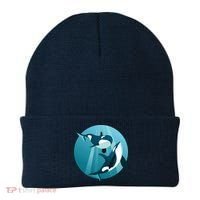 Pair Of Orcas Swimming Beanie thumb 0