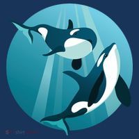 Pair Of Orcas Swimming Pajama Set thumb 2