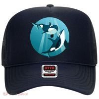 Pair Of Orcas Swimming Hat thumb 0