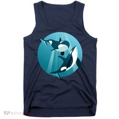 Pair Of Orcas Swimming Tank Top