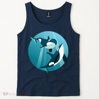 Pair Of Orcas Swimming Tank Top thumb 2